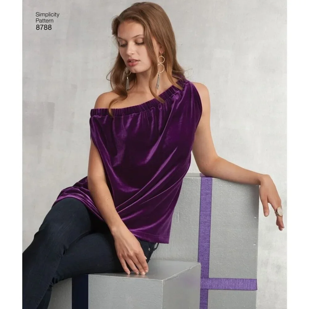 Simplicity Sewing‎ Pattern 8788 Shirt Tunic Top Misses Size 14-22